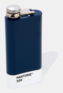 Kék rozsdamentes acél laposüveg 150 ml Dark Blue 289 – Pantone