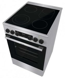 Gorenje GECS5C70XA Elektromos tűzhely, 70L, 4 főzőzóna, AquaClean hidrolitikus öntisztítás, A energiaosztály, Inox (740509)