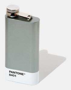 Ezüstszínű laposüveg, 150 ml - Pantone