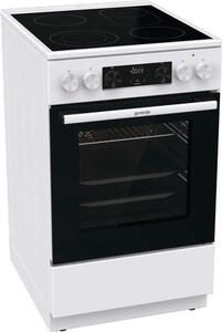 Gorenje GECS5C70WA Elektromos tűzhely, 70L, 4 főzőzóna, AquaClean funkció, A energiaosztály, Fehér