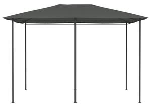 VidaXL antracitszürke pavilon 3 x 4 x 2,6 m 160 g/m²