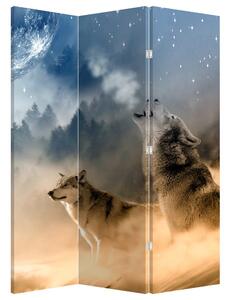 Paraván - Farkasok üvöltése a holdra (135x180 cm)