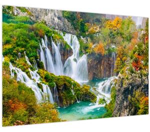 Kép - Plitvicei-tavak Nemzeti Park (90x60 cm)