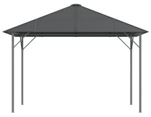 VidaXL antracitszürke pavilon tetővel 3 x 3 m
