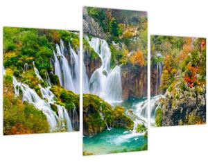 Kép - Plitvicei-tavak Nemzeti Park (90x60 cm)