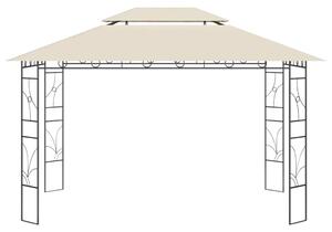 VidaXL krémszínű pavilon 4 x 3 x 2,7 m 160 g/m²