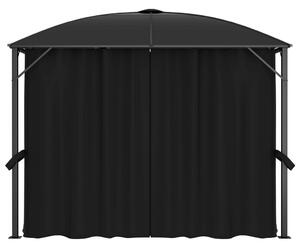 VidaXL antracitszürke pavilon függönyökkel 300 x 300 x 265 cm