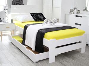 LULA egyszemélyes ágy 90x200 - fehér