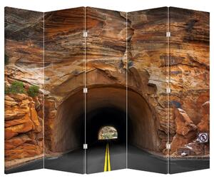 Paraván - alagút a sziklaban (210x170 cm)