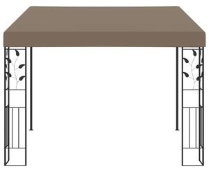 VidaXL tópszínű falra szerelhető pavilon 3 x 3 x 2,5 m