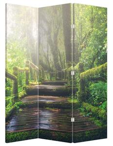 Paraván - falépcsők az erdőben (135x180 cm)