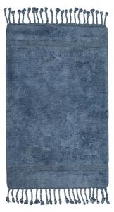 Paloma kék pamut fürdőszobai kilépő, 70 x 110 cm - Irya Home Collection