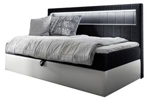 ELIZA kárpitozott ágy + topper, 80x200, fresh 17