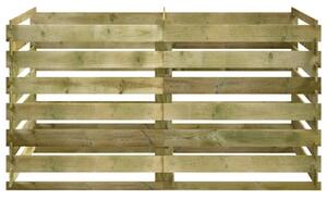 VidaXL lécezett komposztáló impregnált fenyőfából 180x90x90 cm