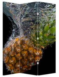 Paraván - Ananász a vízben (126x170 cm)