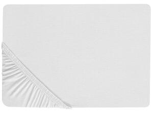 Fehér Pamut Gumis Lepedő 90 x 200 cm HOFUF