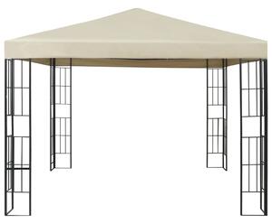 VidaXL krémszínű pavilon 3 x 3 m