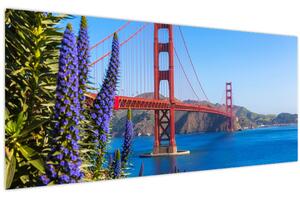 Kép - Golden Gate híd, San Francisco (120x50 cm)
