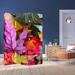 Paraván - őszi levelek (126x170 cm)