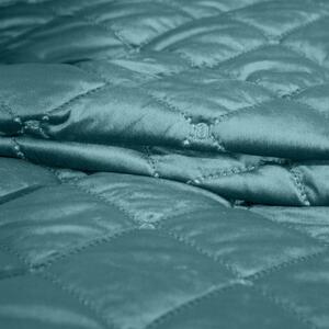 Ágytakaró bársony, sötét türkiz 220x240