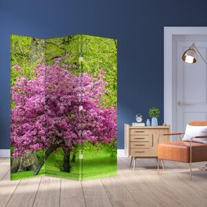 Paraván - A réten virágzó fa (126x170 cm)