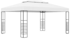 VidaXL fehér pavilon LED fényfüzérrel 4 x 3 x 2,7 m
