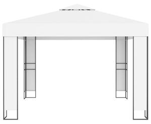 VidaXL fehér dupla tetős pavilon 3 x 3 m