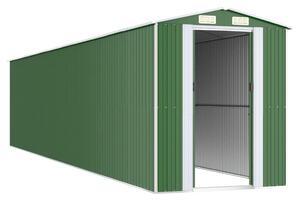 VidaXL zöld horganyzott acél kerti fészer 192x938x223 cm