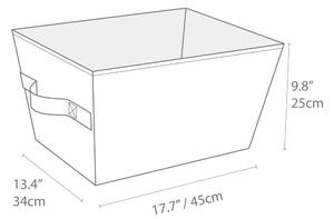 Tap szürke tárolókosár, 34,5 x 25 cm - Bigso Box of Sweden