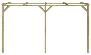 VidaXL fa fali pergola 2 x 4 x 2,2 m