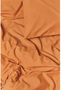 Terrakotta narancssárga kétszemélyes kőmosott pamut ágynemű, 200 x 200 cm - Bonami Selection