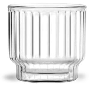 2 db-os duplafalú pohár készlet, 260 ml - Vialli Design