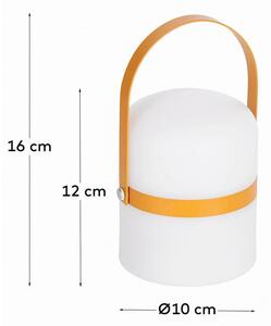 Janvir fehér kültéri lámpa, magasság 16 cm - Kave Home