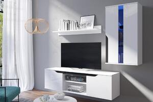 GB LANI fehér tévé szekrény - fehér/fekete