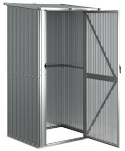 VidaXL szürke horganyzott acél kerti fészer 118,5 x 97 x 209,5 cm