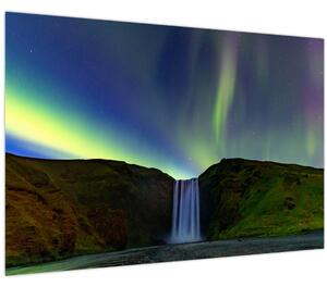 Kép - Aurora Borealis Izlandon (90x60 cm)