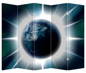 Paraván - Besugárzott bolygó (210x170 cm)