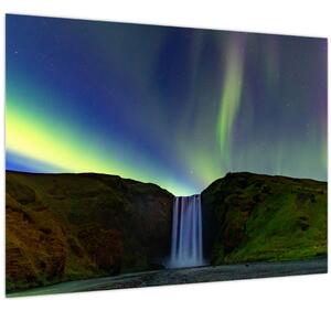 Kép - Aurora Borealis Izlandon (70x50 cm)
