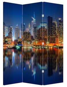 Paraván - Manhattan éjjel (126x170 cm)