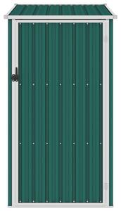 VidaXL zöld horganyzott acél kerti fészer 87 x 98 x 159 cm