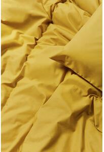 Mustársárga egyszemélyes pamut ágynemű, 140 x 220 cm - Bonami Selection