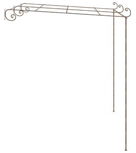 VidaXL antik barna vas kerti pergola 3 x 3 x 2,5 m
