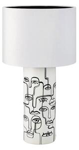 Family fehér asztali lámpa nyomtatott mintával, magasság 61,5 cm - Markslöjd