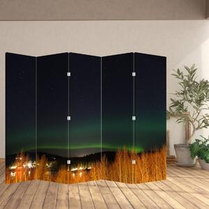 Paraván - Északi fények (210x170 cm)