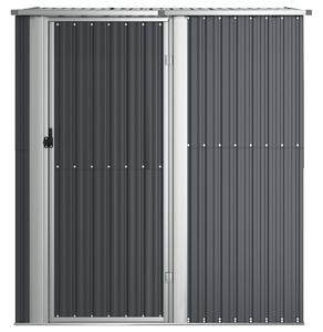 VidaXL antracitszürke horganyzott acél kerti fészer 180,5x97x209,5 cm