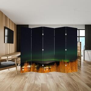 Paraván - Északi fények (210x170 cm)