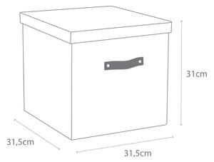Logan világosszürke tárolódoboz - Bigso Box of Sweden