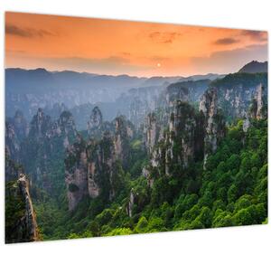 Kép - Zhangjiajie Nemzeti Erdei Park (70x50 cm)