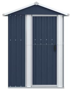 VidaXL antracitszürke horganyzott acél kerti fészer 126x97,5x177 cm