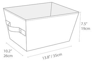 Tap bézs tárolókosár, 26 x 19 cm - Bigso Box of Sweden